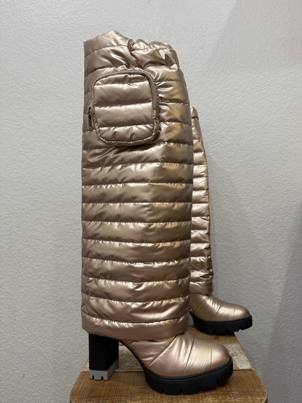Naturalizer X Think Rolyn Crosswalk Puffer 2 In 1 Boots NEW Size 8 - Picture 6 of 14